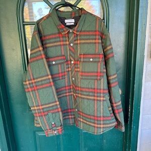 Urban Outfitters plaid thick winter jacket